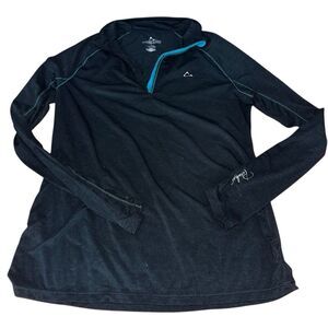 Women’s Merino blend activewear, long sleeve shirt, size large